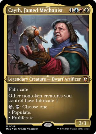 Cayth, Famed Mechanist (Foil Etched) (M3C-018)  Foil - Modern Horizons 3 Commander