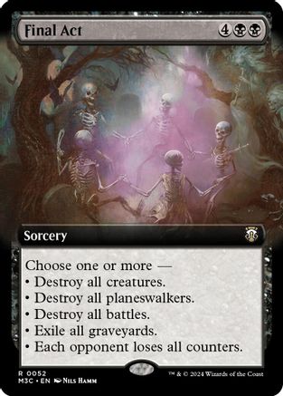 Final Act (Extended Art) (Ripple Foil) (M3C-052)  Foil - Modern Horizons 3 Commander