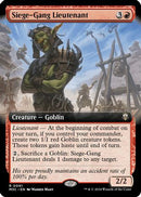 Siege-Gang Lieutenant (Extended Art) (Ripple Foil) (M3C-061)  Foil - Modern Horizons 3 Commander
