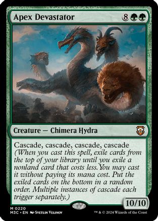 Apex Devastator (Ripple Foil) (M3C-220)  Foil - Modern Horizons 3 Commander