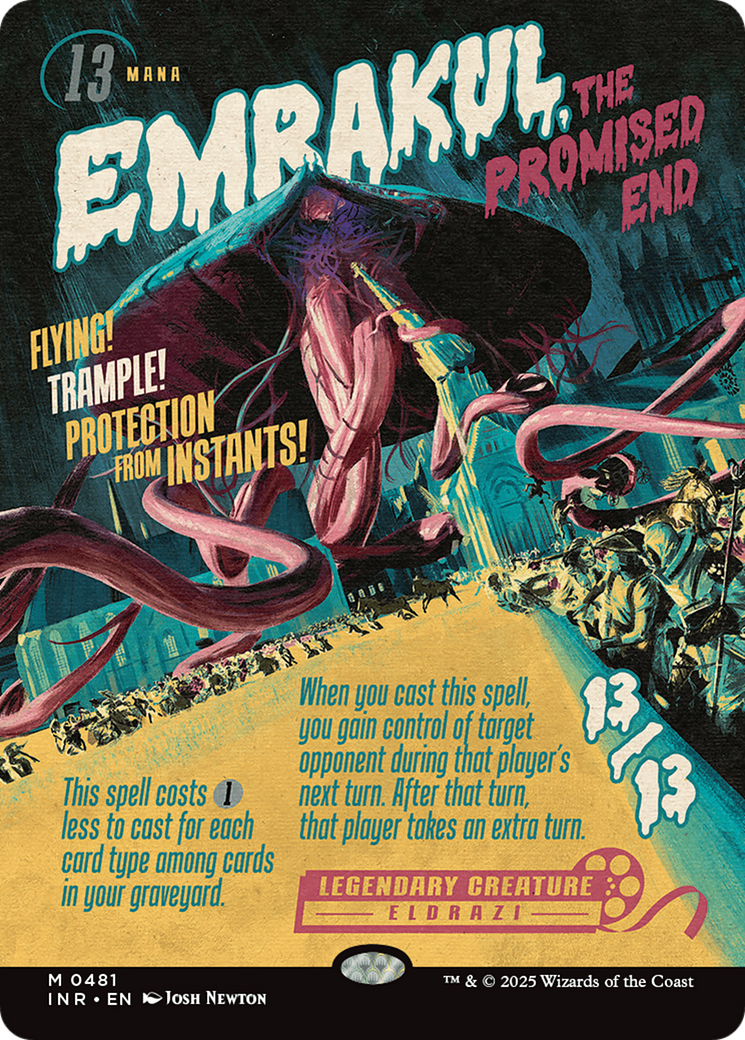 Emrakul, the Promised End (Showcase) (INR-481)  Foil - Innistrad Remastered: (Showcase) (Borderless)