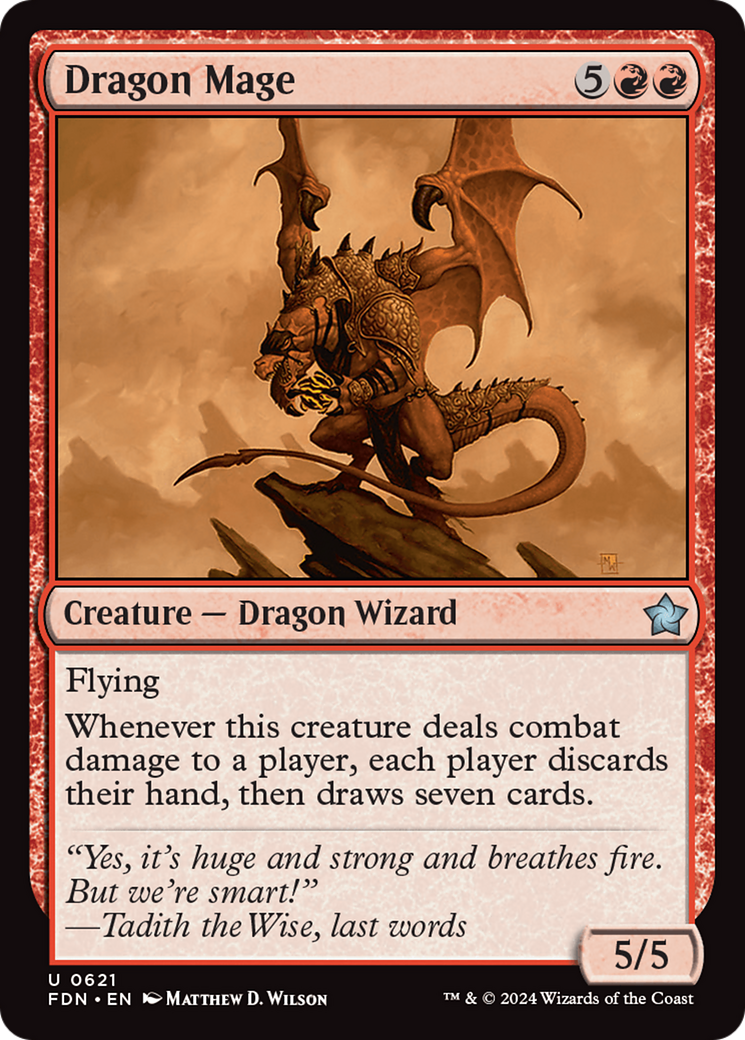 Dragon Mage (FDN-621)  - Foundations