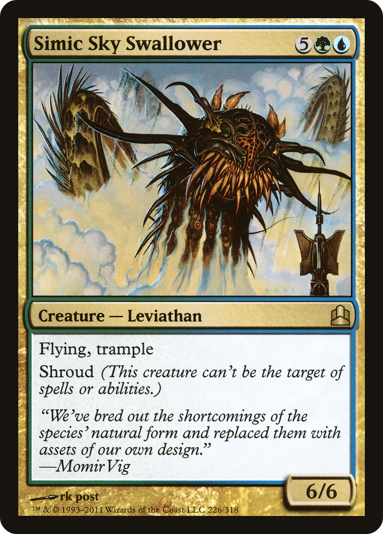 Simic Sky Swallower (CMD-226)  - Commander 2011