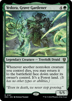 Yedora, Grave Gardener (MKC-197)  - Murders at Karlov Manor Commander