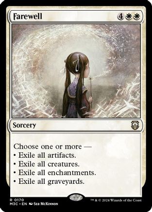Farewell (Ripple Foil) (M3C-170)  Foil - Modern Horizons 3 Commander