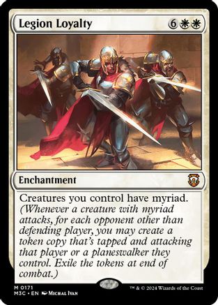 Legion Loyalty (Ripple Foil) (M3C-171)  Foil - Modern Horizons 3 Commander