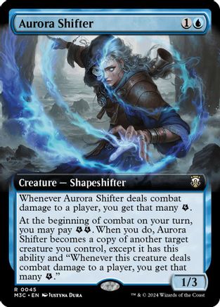 Aurora Shifter (Extended Art) (Ripple Foil) (M3C-045)  Foil - Modern Horizons 3 Commander
