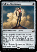 Solemn Simulacrum (Ripple Foil) (M3C-306)  Foil - Modern Horizons 3 Commander