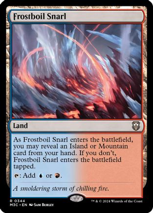 Frostboil Snarl (Ripple Foil) (M3C-344) - Modern Horizons 3 Commander Foil