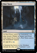 Port Town (Ripple Foil) (M3C-364)  Foil - Modern Horizons 3 Commander