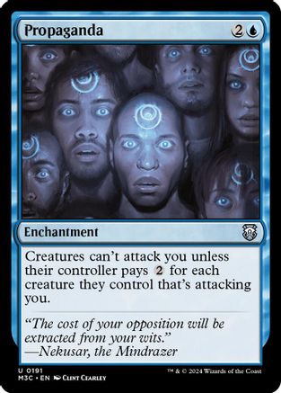 Propaganda (Ripple Foil) (M3C-191)  Foil - Modern Horizons 3 Commander