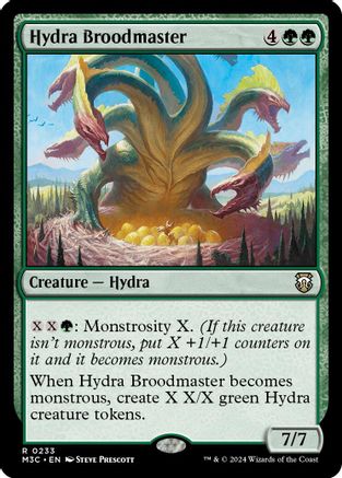 Hydra Broodmaster (Ripple Foil) (M3C-233)  Foil - Modern Horizons 3 Commander