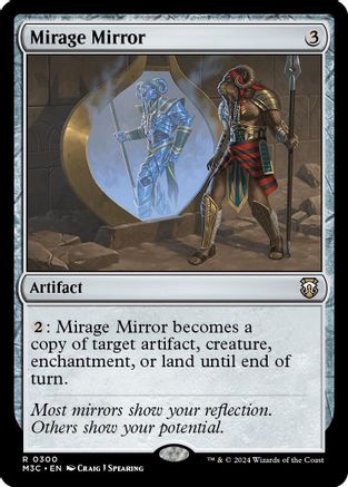 Mirage Mirror (Ripple Foil) (M3C-300)  Foil - Modern Horizons 3 Commander