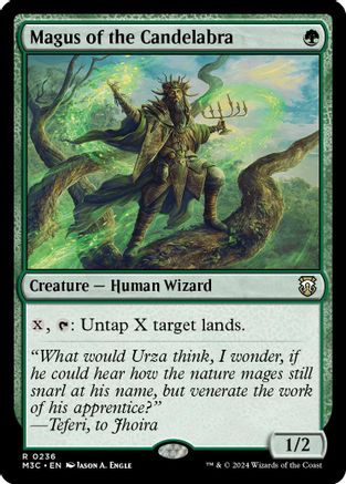Magus of the Candelabra (Ripple Foil) (M3C-236)  Foil - Modern Horizons 3 Commander