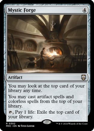 Mystic Forge (Ripple Foil) (M3C-302)  Foil - Modern Horizons 3 Commander
