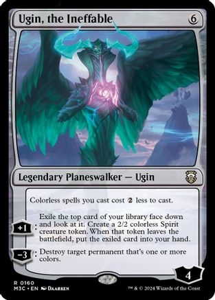 Ugin, the Ineffable (Ripple Foil) (M3C-160)  Foil - Modern Horizons 3 Commander
