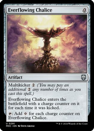Everflowing Chalice (Ripple Foil) (M3C-291)  Foil - Modern Horizons 3 Commander