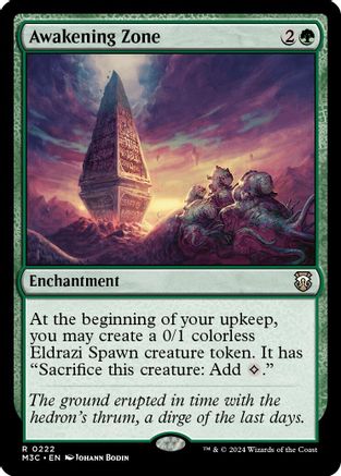 Awakening Zone (Ripple Foil) (M3C-222)  Foil - Modern Horizons 3 Commander