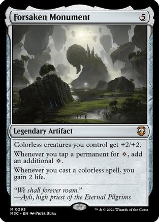 Forsaken Monument (Ripple Foil) (M3C-293)  Foil - Modern Horizons 3 Commander