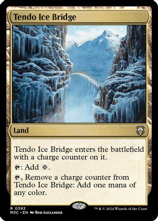 Tendo Ice Bridge (Ripple Foil) (M3C-393)  Foil - Modern Horizons 3 Commander