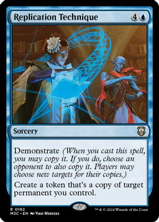 Replication Technique (Ripple Foil) (M3C-192)  Foil - Modern Horizons 3 Commander