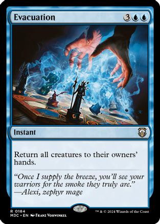 Evacuation (Ripple Foil) (M3C-184)  Foil - Modern Horizons 3 Commander