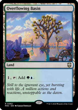 Overflowing Basin (Ripple Foil) (M3C-362)  Foil - Modern Horizons 3 Commander