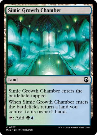 Simic Growth Chamber (Ripple Foil) (M3C-377)  Foil - Modern Horizons 3 Commander