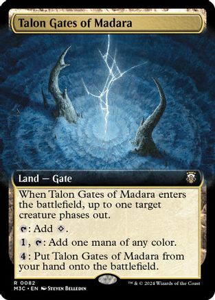 Talon Gates of Madara (Extended Art) (Ripple Foil) (M3C-082)  Foil - Modern Horizons 3 Commander