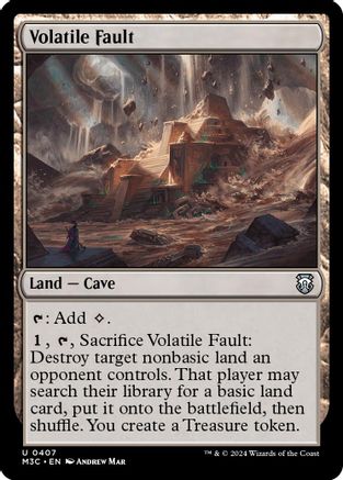 Volatile Fault (Ripple Foil) (M3C-407)  Foil - Modern Horizons 3 Commander