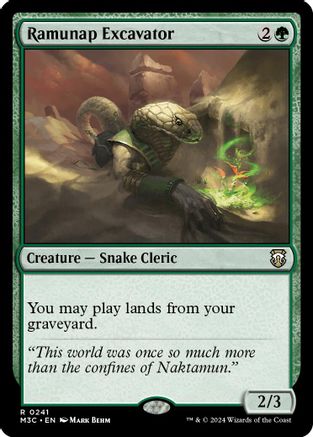 Ramunap Excavator (Ripple Foil) (M3C-241)  Foil - Modern Horizons 3 Commander