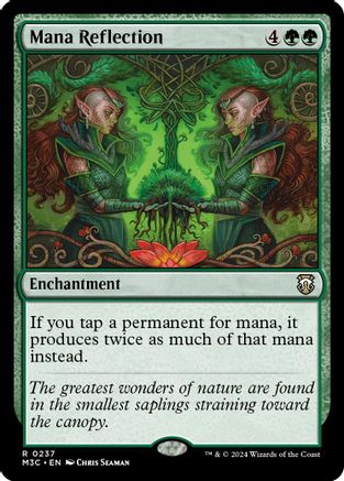 Mana Reflection (Ripple Foil) (M3C-237)  Foil - Modern Horizons 3 Commander