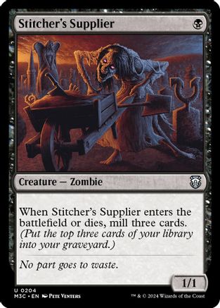 Stitcher's Supplier (Ripple Foil) (M3C-204)  Foil - Modern Horizons 3 Commander
