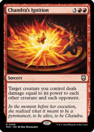 Chandra's Ignition (Ripple Foil) (M3C-209)  Foil - Modern Horizons 3 Commander