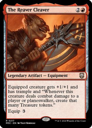 The Reaver Cleaver (Ripple Foil) (M3C-217)  Foil - Modern Horizons 3 Commander