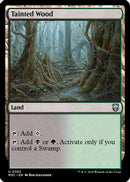 Tainted Wood (Ripple Foil) (M3C-383)  Foil - Modern Horizons 3 Commander
