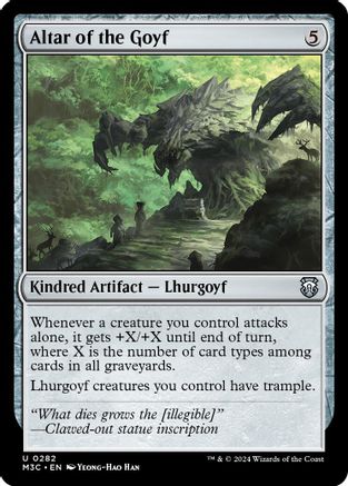 Altar of the Goyf (Ripple Foil) (M3C-282)  Foil - Modern Horizons 3 Commander