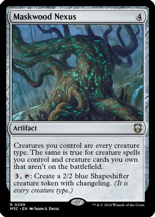 Maskwood Nexus (Ripple Foil) (M3C-299)  Foil - Modern Horizons 3 Commander