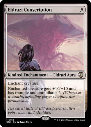 Eldrazi Conscription (Ripple Foil) (M3C-155)  Foil - Modern Horizons 3 Commander