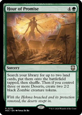 Hour of Promise (Ripple Foil) (M3C-232)  Foil - Modern Horizons 3 Commander