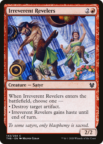 Irreverent Revelers (THB-143)  - Theros Beyond Death