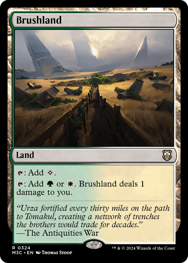 Brushland (M3C-324)  - Modern Horizons 3 Commander