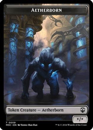 Aetherborn // Thopter Double-Sided Token (M3C-9 // 26)  - Modern Horizons 3 Commander