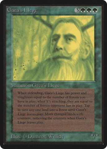 Gaea's Liege (LEB-)  - Limited Edition Beta