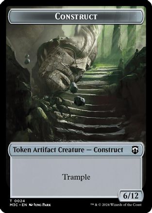 Construct // Myr Double-Sided Token (M3C-24 // 25)  - Modern Horizons 3 Commander