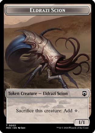 Eldrazi Scion // Eldrazi Spawn Double-Sided Token (M3C-3 // 2)  - Modern Horizons 3 Commander