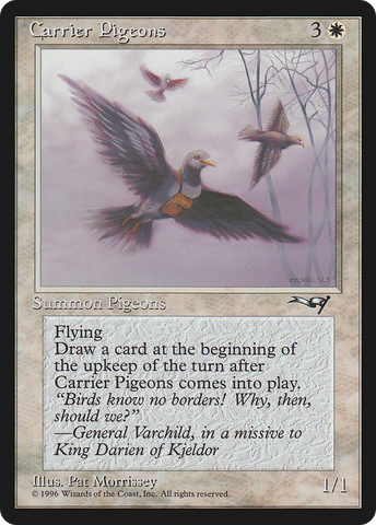 Carrier Pigeons (ALL-126)  - Alliances