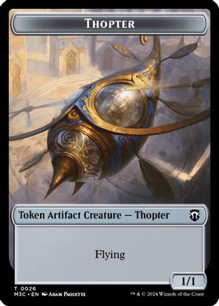 Thopter // Copy Double-Sided Token (M3C-26 // 1)  - Modern Horizons 3 Commander