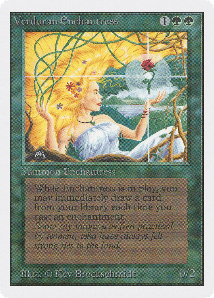 Verduran Enchantress (2ED-)  - Unlimited Edition