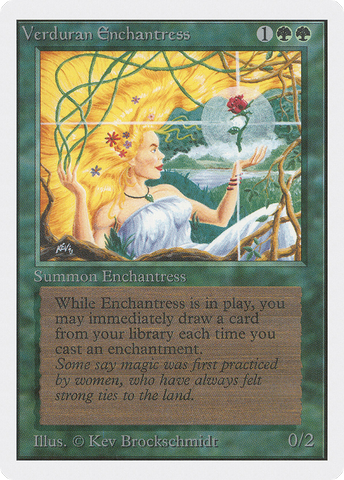 Verduran Enchantress (2ED-)  - Unlimited Edition